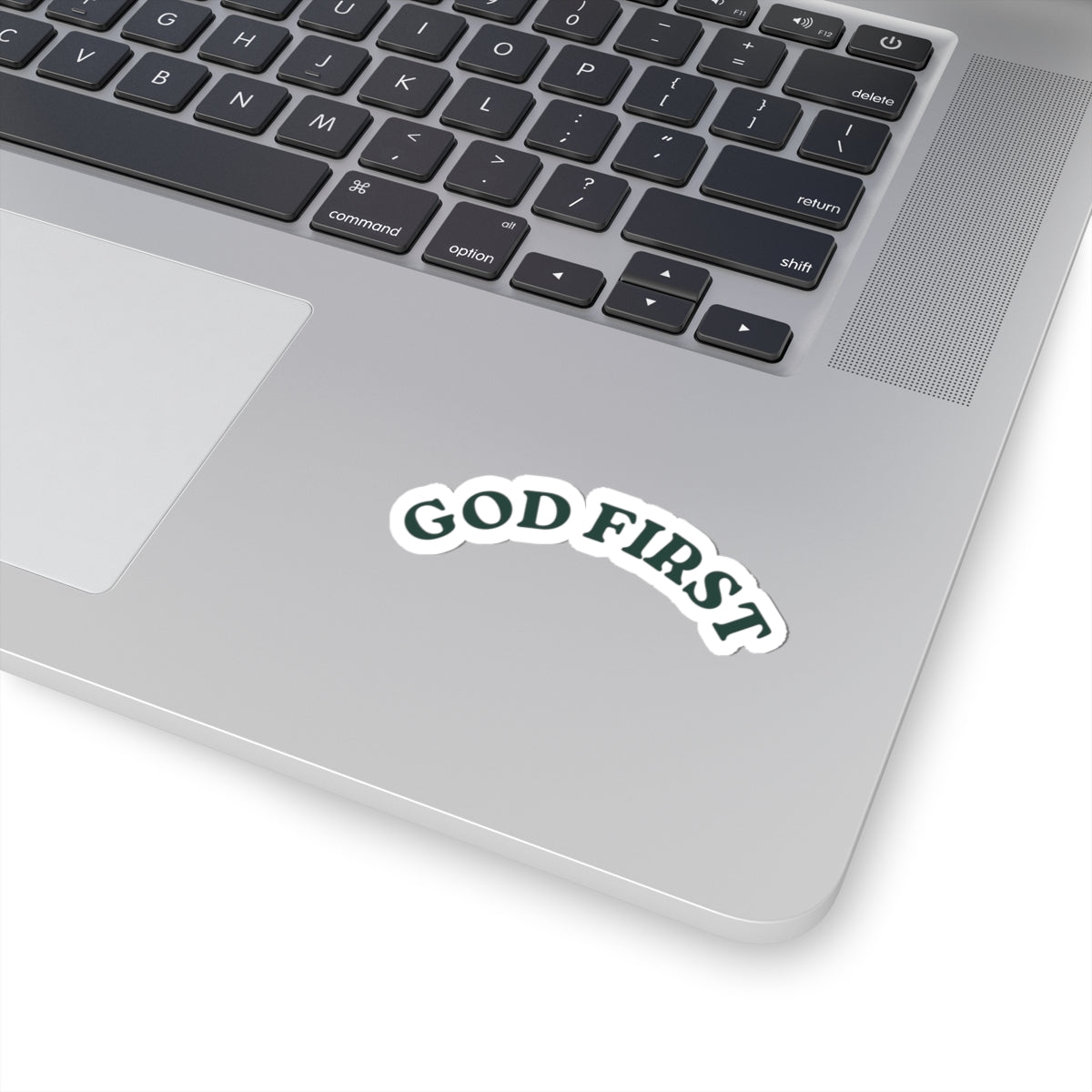 God First Kiss-Cut Stickers | Inspirational Decals for Laptops, Water Bottles, Journals, Christian Gifts, Faith-Based Art