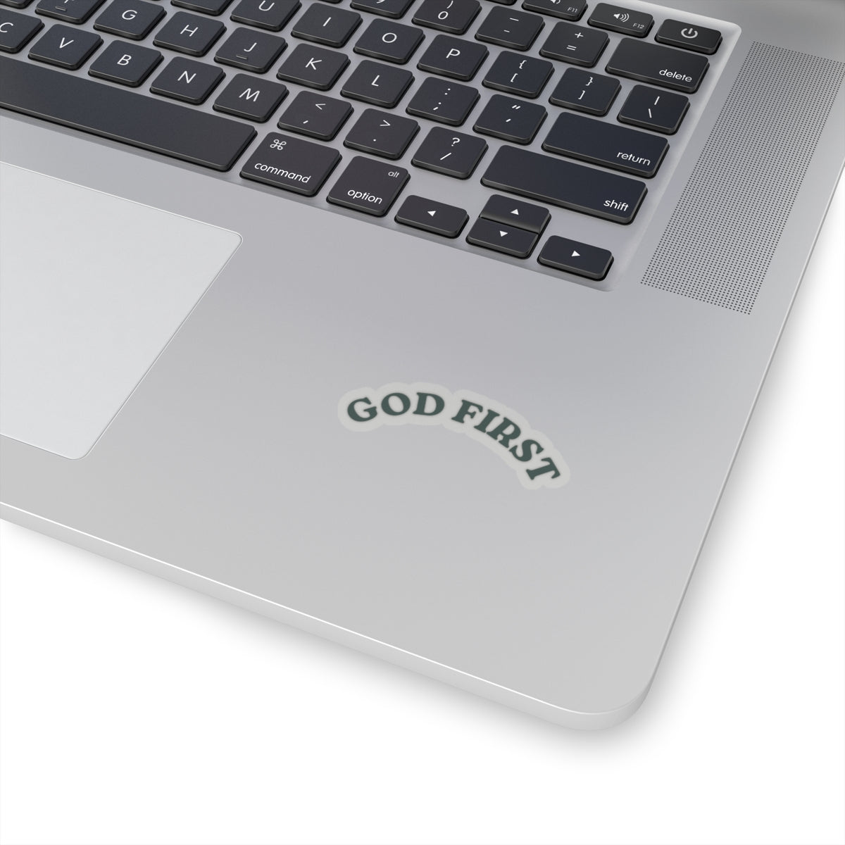 God First Kiss-Cut Stickers | Inspirational Decals for Laptops, Water Bottles, Journals, Christian Gifts, Faith-Based Art
