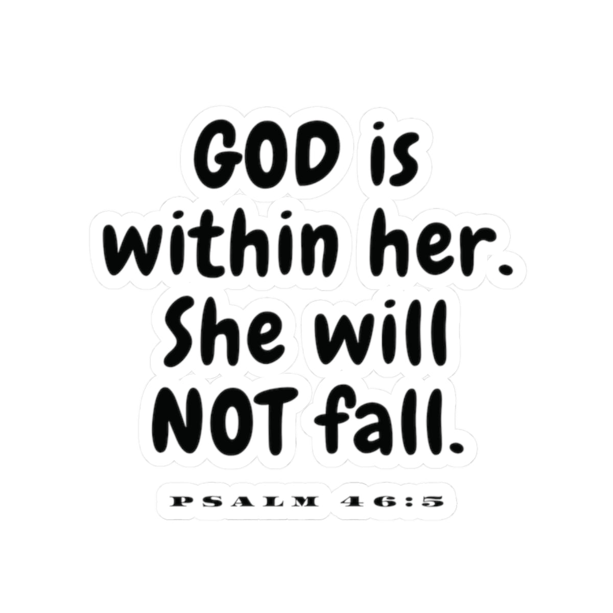 Inspirational Kiss-Cut Stickers - Motivational Bible Verse Decor, Laptop Stickers, Christian Gifts, Faith-Based Reminders