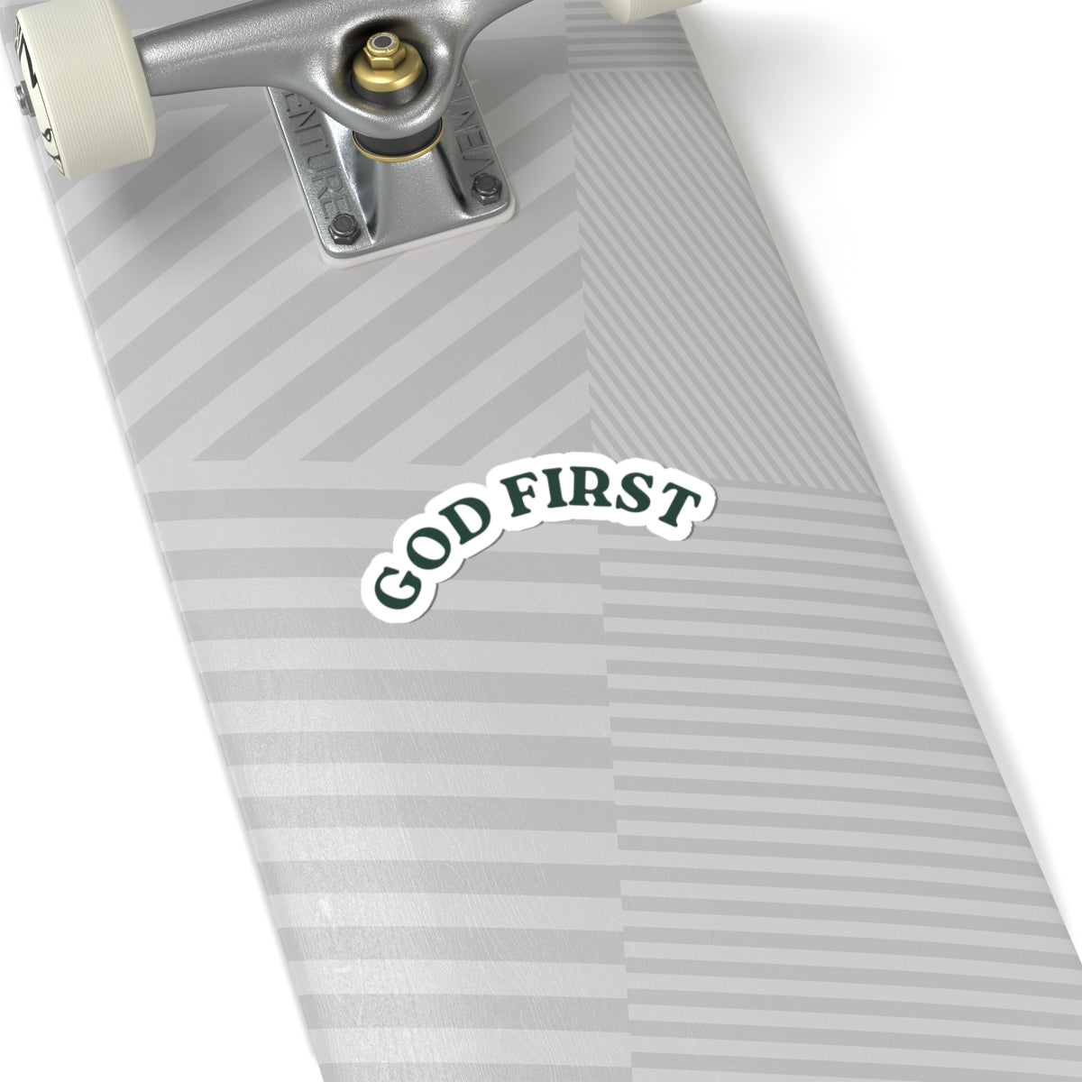 God First Kiss-Cut Stickers | Inspirational Decals for Laptops, Water Bottles, Journals, Christian Gifts, Faith-Based Art
