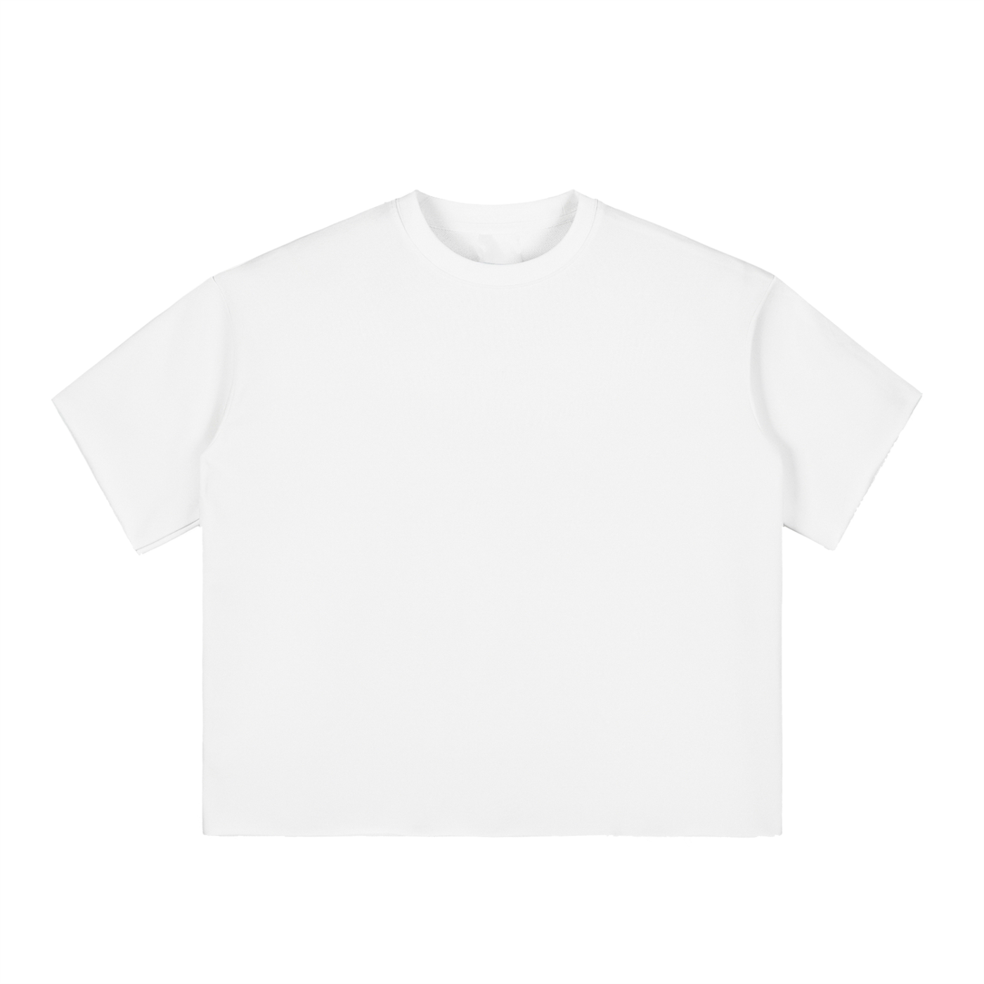 God our Father | FaithFlow Apparel | Boxy Half-Sleeve Raw-Edge T-Shirt