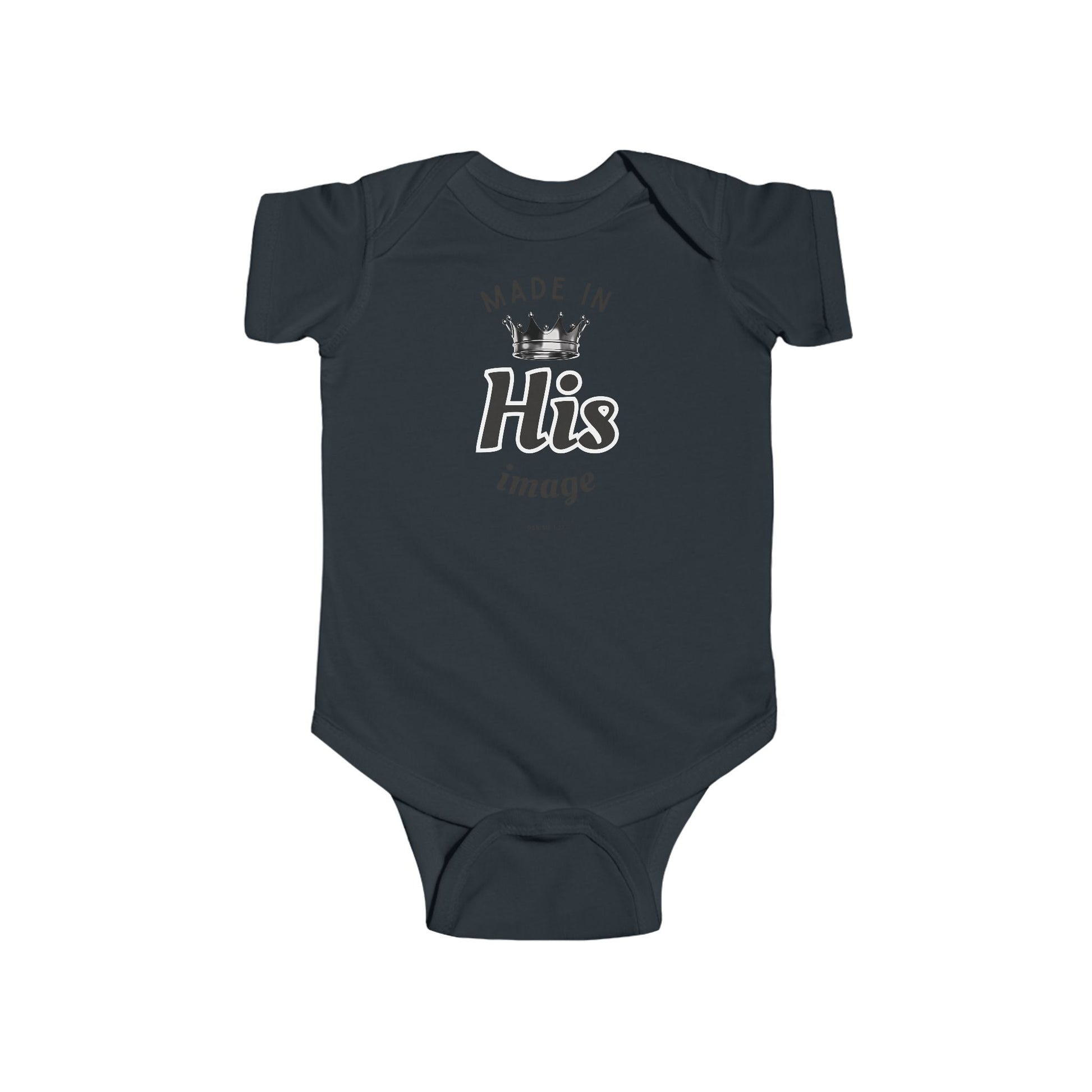 Made in His Image Infant Bodysuit, Baby Shower Gift, Newborn Outfit, Christian Apparel, Toddler Clothing