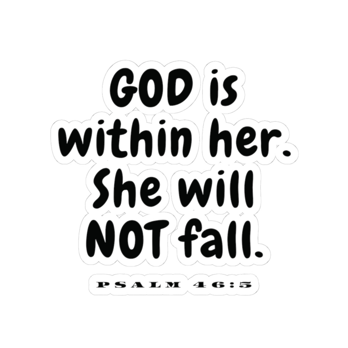 Inspirational Kiss-Cut Stickers - Motivational Bible Verse Decor, Laptop Stickers, Christian Gifts, Faith-Based Reminders