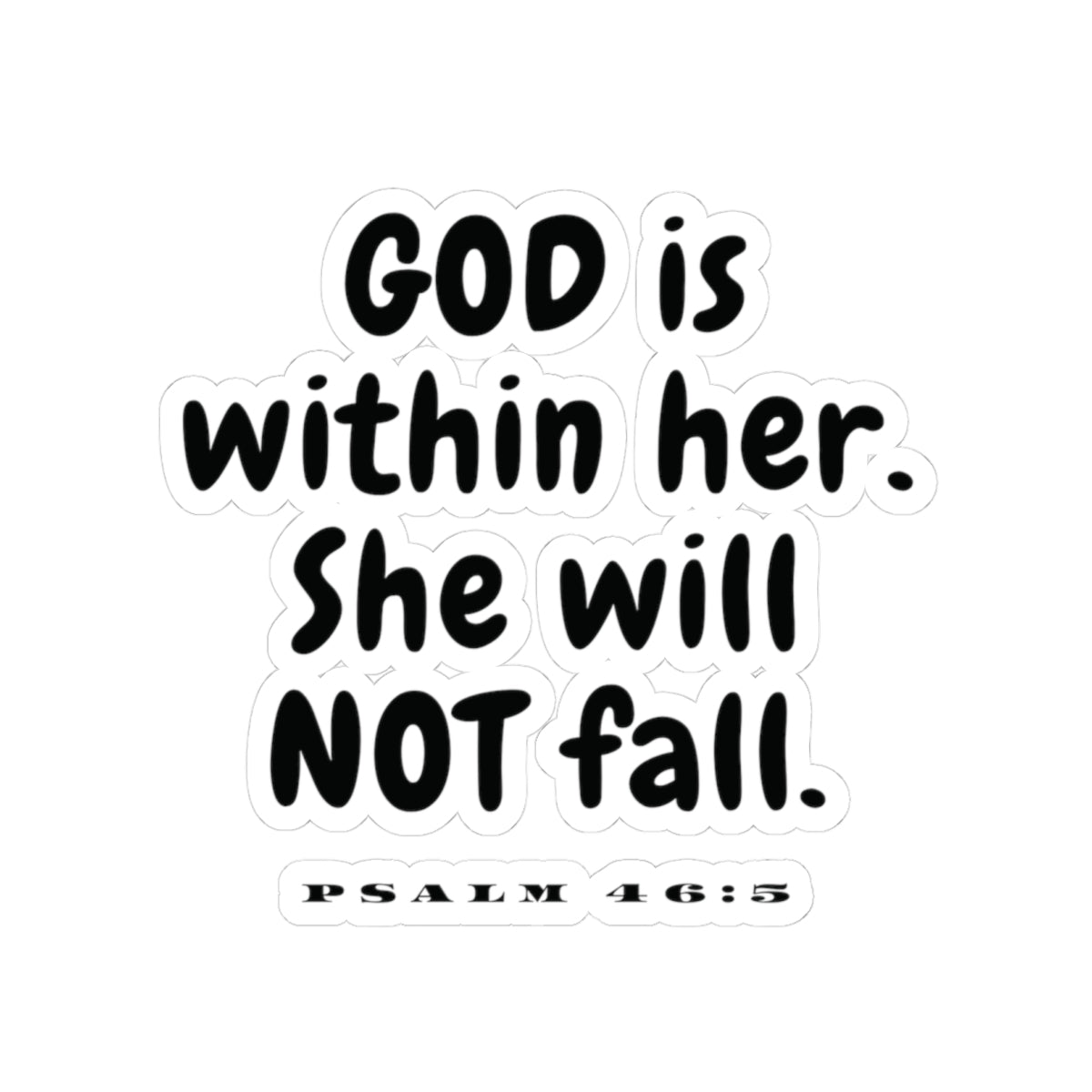 Inspirational Kiss-Cut Stickers - Motivational Bible Verse Decor, Laptop Stickers, Christian Gifts, Faith-Based Reminders