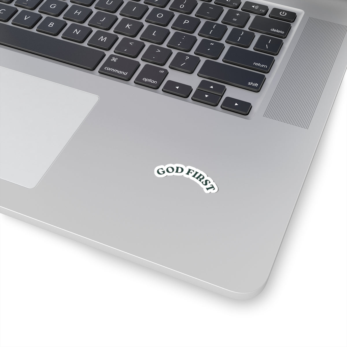 God First Kiss-Cut Stickers | Inspirational Decals for Laptops, Water Bottles, Journals, Christian Gifts, Faith-Based Art