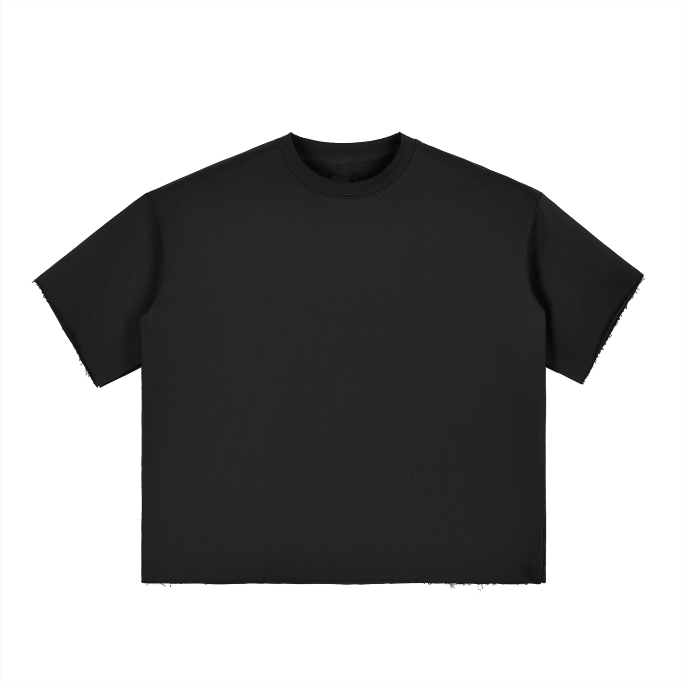 God our Father | FaithFlow Apparel | Boxy Half-Sleeve Raw-Edge T-Shirt