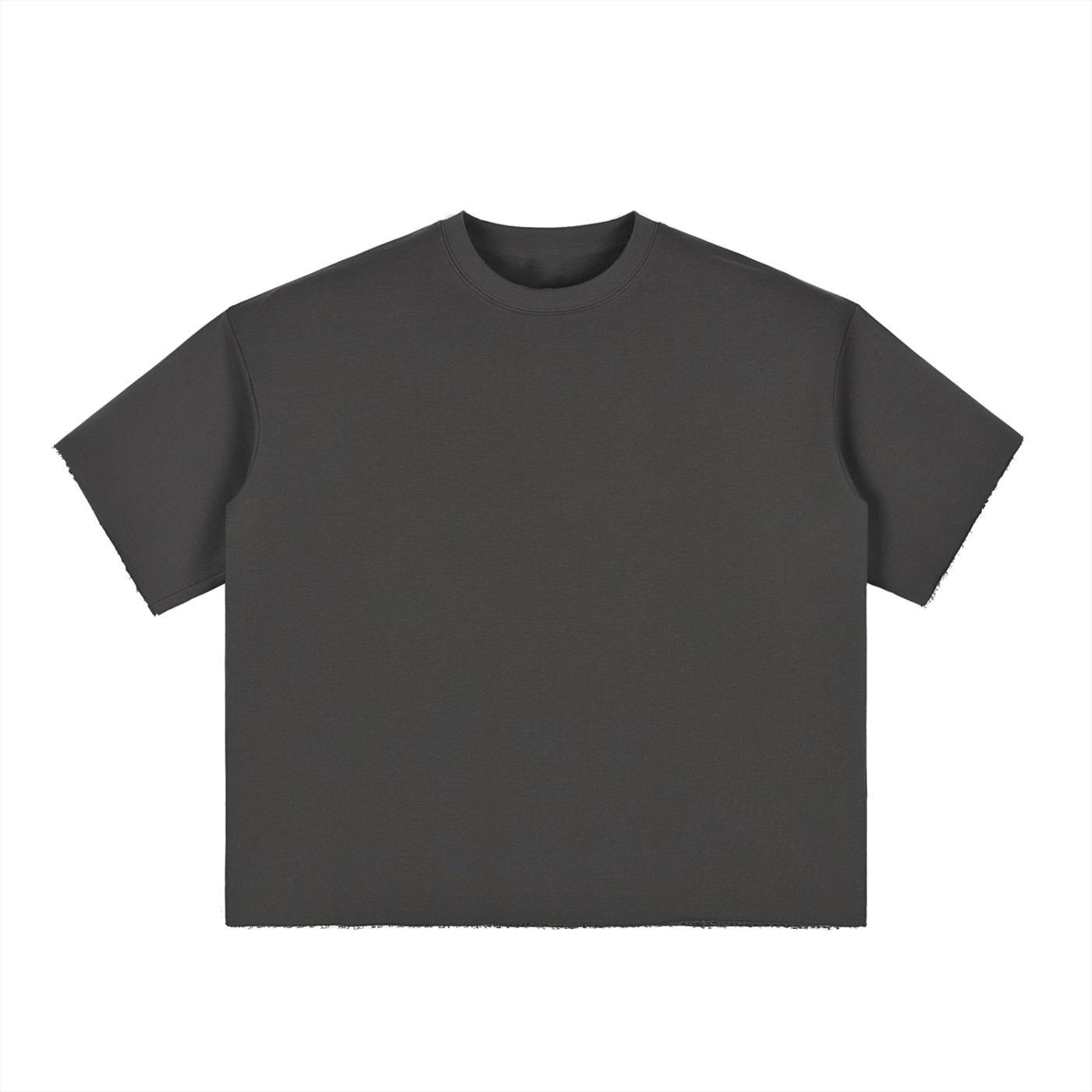 God our Father | FaithFlow Apparel | Boxy Half-Sleeve Raw-Edge T-Shirt